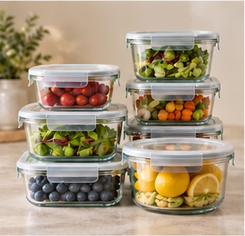 Glass Food Storage Supply — 300 Sets